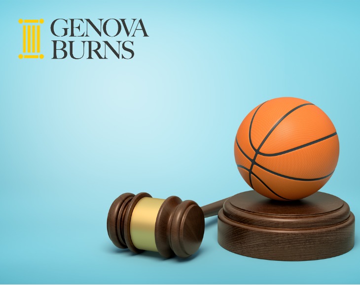 gavel and basketball